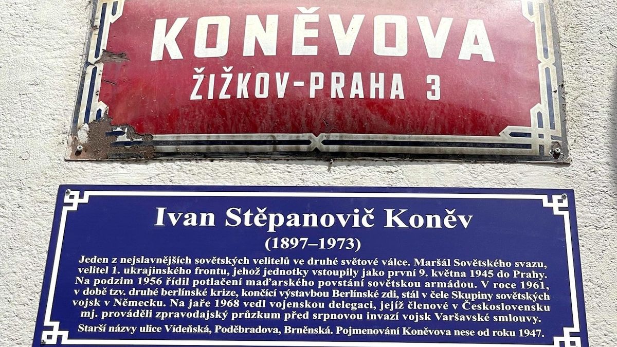 Praha 3 souhlasí se změnou názvu Koněvovy ulice